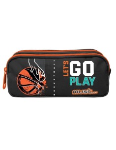 Σχολική Κασετίνα Βαρελάκι Must Energy Lets Go Play 2 Θήκες