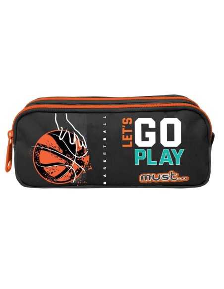 Σχολική Κασετίνα Βαρελάκι Must Energy Lets Go Play 2 Θήκες