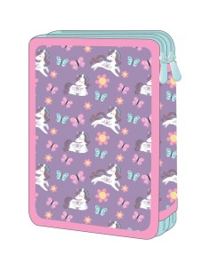 Σχολική Κασετίνα Διπλή Γεμάτη Must Team Lovely Unicorn 2