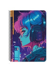 Τετράδιο Σπιράλ 17x25 3Θ 90Φ Must Team Rock