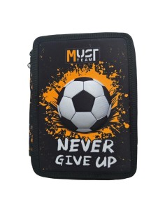 Σχολική Κασετίνα Διπλή Γεμάτη Must Team Never Give Up