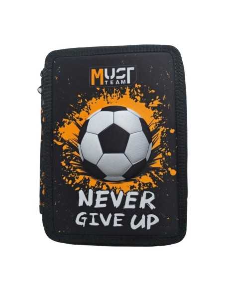 Σχολική Κασετίνα Διπλή Γεμάτη Must Team Never Give Up