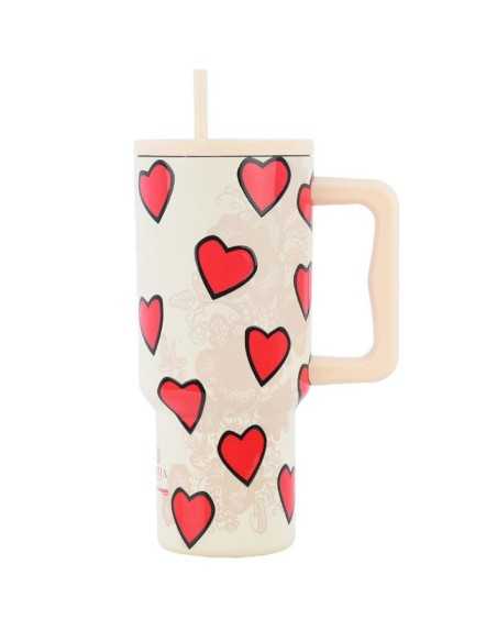 ΘΕΡΜΟΣ STRAW TUMBLER XL SAVE THE AEGEAN 900ml TENDER LACE