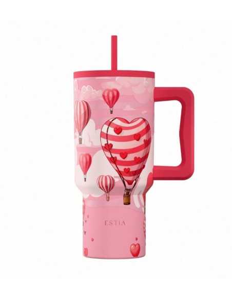 ΘΕΡΜΟΣ STRAW TUMBLER XL SAVE THE AEGEAN 900ml LOVE ASCEND