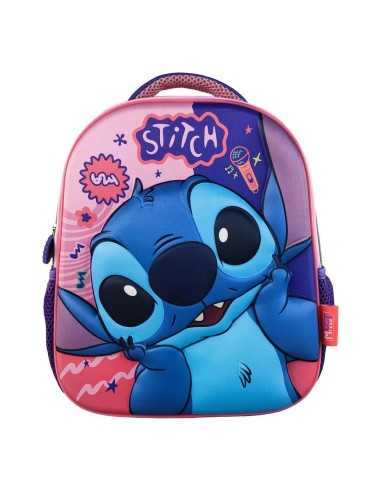 Σχολική Τσάντα Πλάτης Νηπίου Disney Stitch Must Team 3D Eva 1 Θήκη