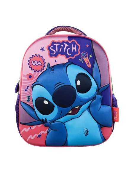 Σχολική Τσάντα Πλάτης Νηπίου Disney Stitch Must Team 3D Eva 1 Θήκη