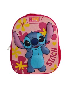 Σχολική Τσάντα Πλάτης Νηπίου Disney Stitch Must Team 3D Eva με 1 Θήκη