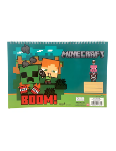 Gim Μπλοκ Ζωγραφικής Α4 Minecraft 30 Φύλλων
