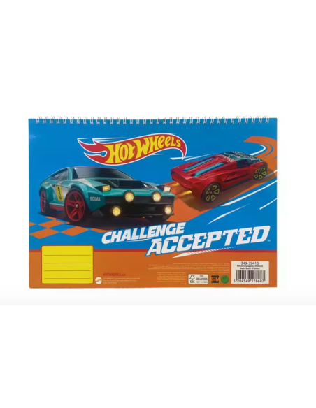 Gim Μπλοκ Ζωγραφικής Α4 30 Φύλλων Hot Wheels