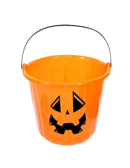 Κουβάς Halloween Trick or Treat Κολοκύθα 17x14,5cm