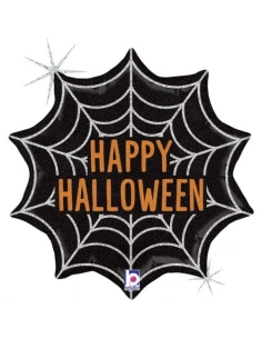 Μπαλόνι Happy Halloween Ιστός Αράχνης 46cm