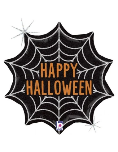 Μπαλόνι Happy Halloween Ιστός Αράχνης 46cm