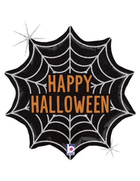 Μπαλόνι Happy Halloween Ιστός Αράχνης 46cm