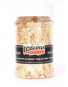 Μεταλλικές νιφάδες Χρυσό 100ml -Pentart M9