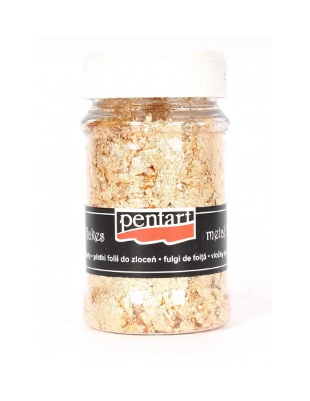 Μεταλλικές νιφάδες Χρυσό 100ml -Pentart M9