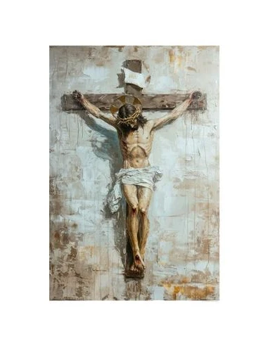 Ριζόχαρτο εκκλησιαστικό για decoupage, Σταύρωση, 30x40cm, 2800616