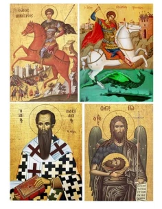 Ριζόχαρτο εκκλησιαστικό για decoupage, Άγιοι, 30x40cm, 50124