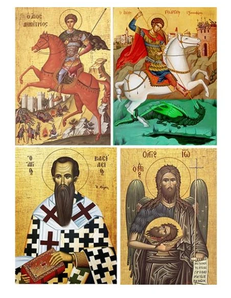 Ριζόχαρτο εκκλησιαστικό για decoupage, Άγιοι, 30x40cm, 50124
