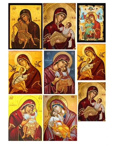 Ριζόχαρτο εκκλησιαστικό για decoupage, Παναγία, 30x40cm, 50104