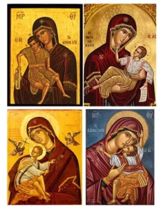 Ριζόχαρτο εκκλησιαστικό για decoupage, Παναγία, 30x40cm, 50103