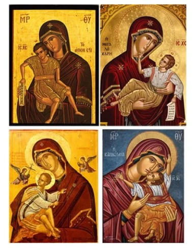 Ριζόχαρτο εκκλησιαστικό για decoupage, Παναγία, 30x40cm, 50103
