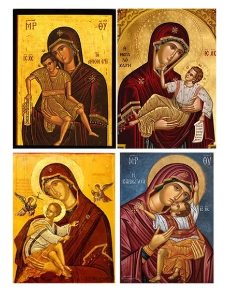 Ριζόχαρτο εκκλησιαστικό για decoupage, Παναγία, 30x40cm, 50103
