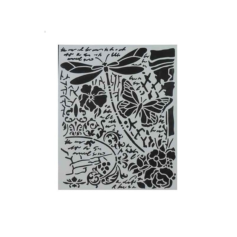 Στένσιλ Stamperia Mix Media Art 20x25εκ KSTD030
