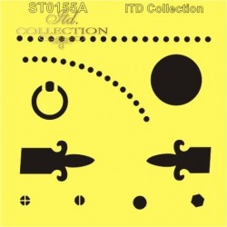 Στένσιλ  ITD 16 x 16 ITDST0098