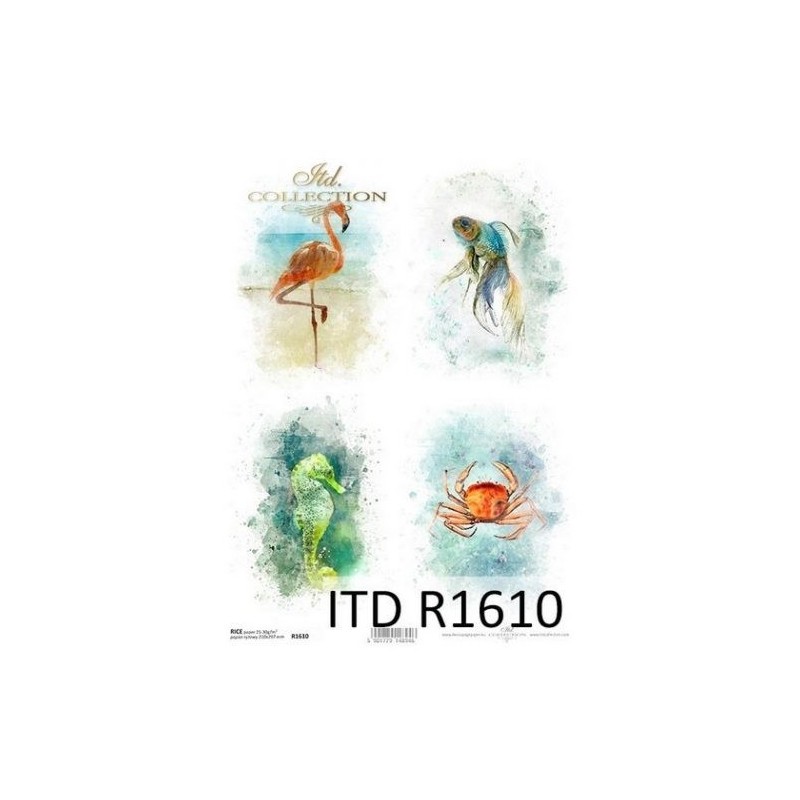 Ριζόχαρτο decoupage ITD 21x30 R1610