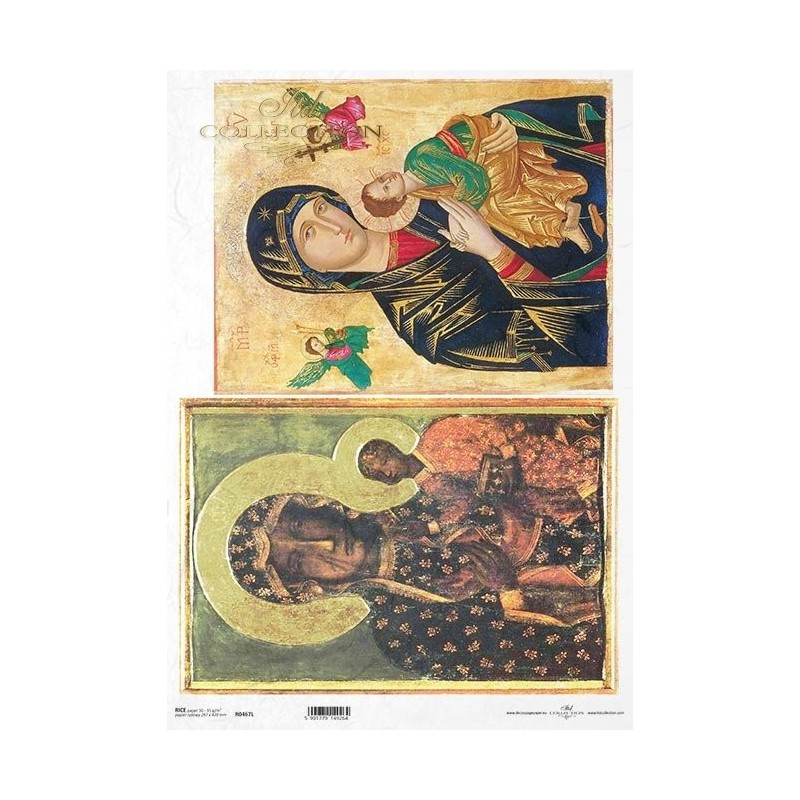 Ριζόχαρτο decoupage ITD 29,5 X 42 R0467L