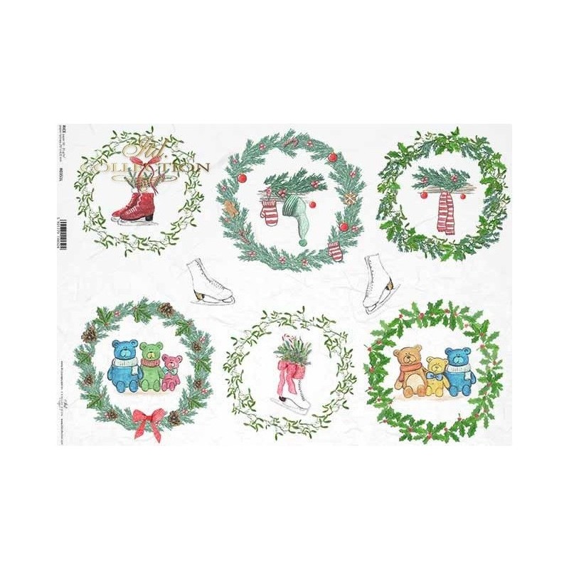Ριζόχαρτο decoupage ITD 29,5 X 42 R0351L