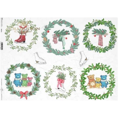 Ριζόχαρτο decoupage ITD 29,5 X 42 R0351L