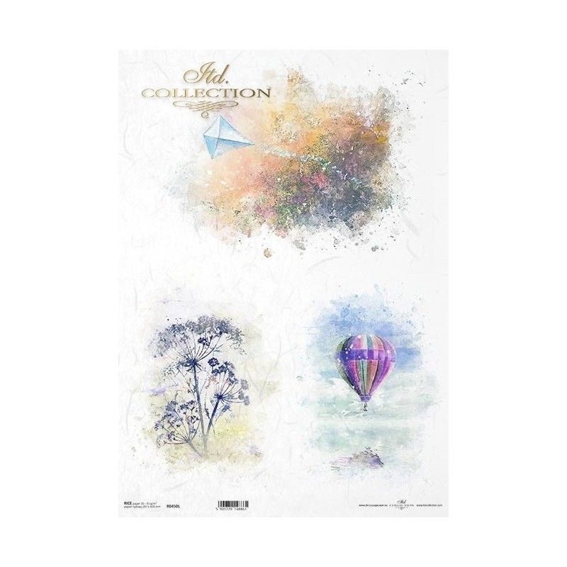 Ριζόχαρτο decoupage ITD 29,5 X 42 R0450L