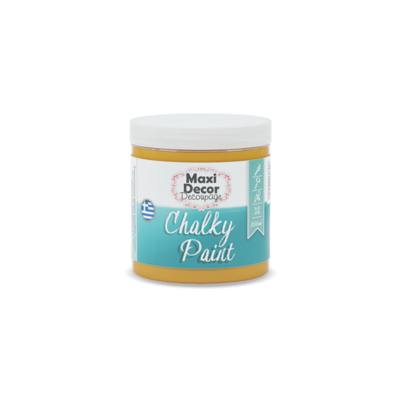 Χρώμα Κιμωλίας (Chalk paint ) Maxi Decor (ΒΕΡΑΜΑΝ ΣΚΟΥΡΟ) 250ml  CHP-514