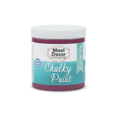 Χρώμα Κιμωλίας (Chalk paint ) Maxi Decor (ΒΕΡΑΜΑΝ ΣΚΟΥΡΟ) 250ml  CHP-514