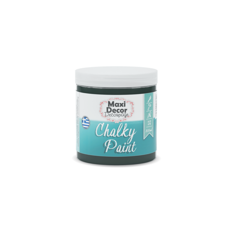 Χρώμα Κιμωλίας (Chalk paint ) Maxi Decor (ΒΕΡΑΜΑΝ ΣΚΟΥΡΟ) 250ml  CHP-514