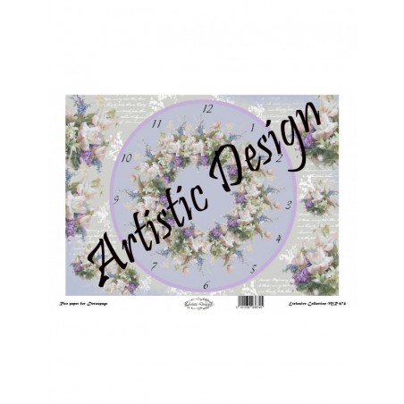 Ριζόχαρτο Decoupage  Artistic Design A3 MR-674