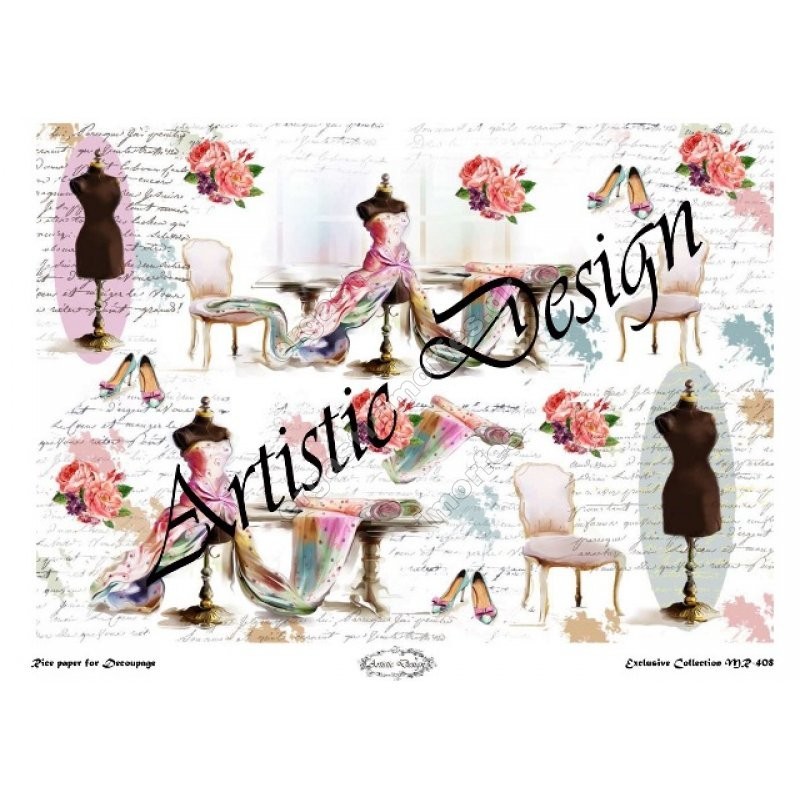 Ριζόχαρτο Decoupage  Artistic Design A3 MR-408