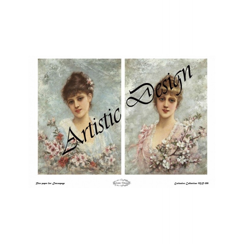 Ριζόχαρτο Decoupage  Artistic Design A3 MR-599