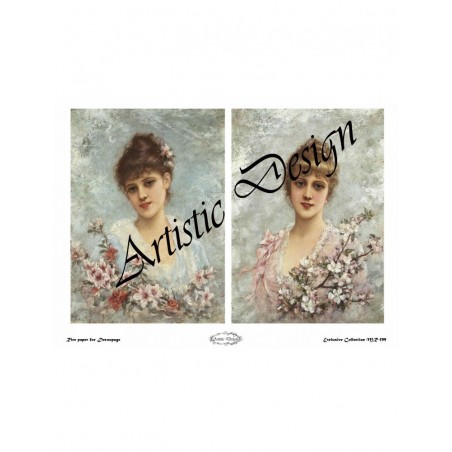 Ριζόχαρτο Decoupage  Artistic Design A3 MR-599