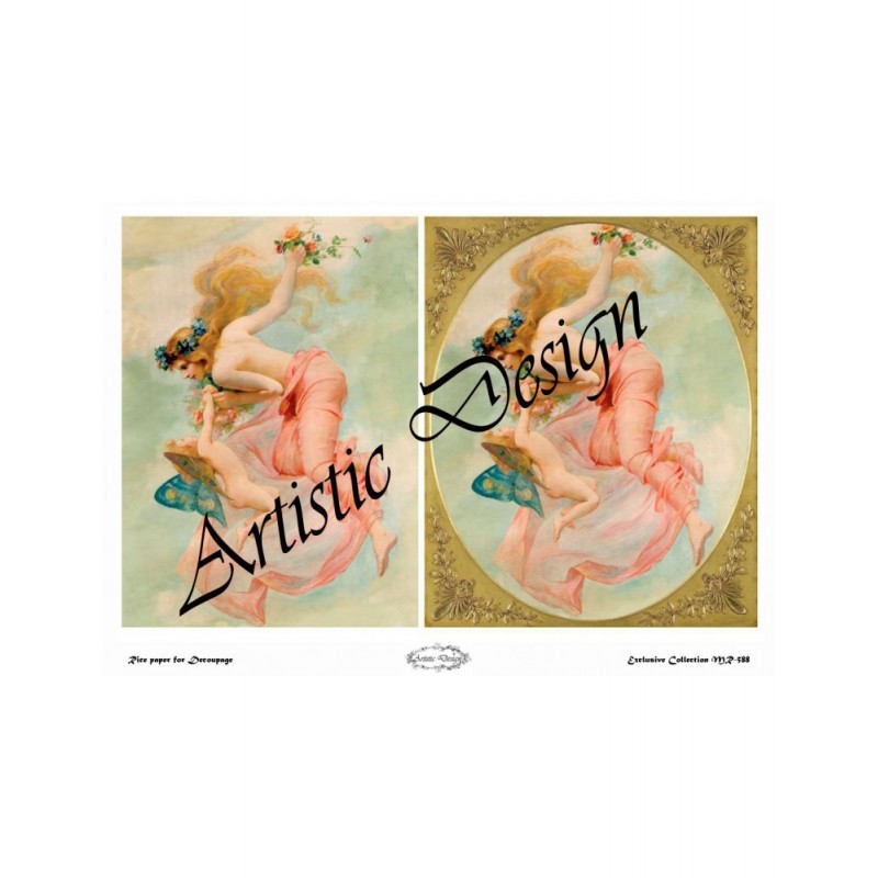 Ριζόχαρτο Decoupage  Artistic Design A3 MR-588