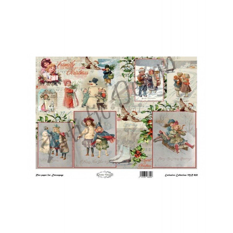 Ριζόχαρτο Decoupage  Artistic Design A3 MR-820
