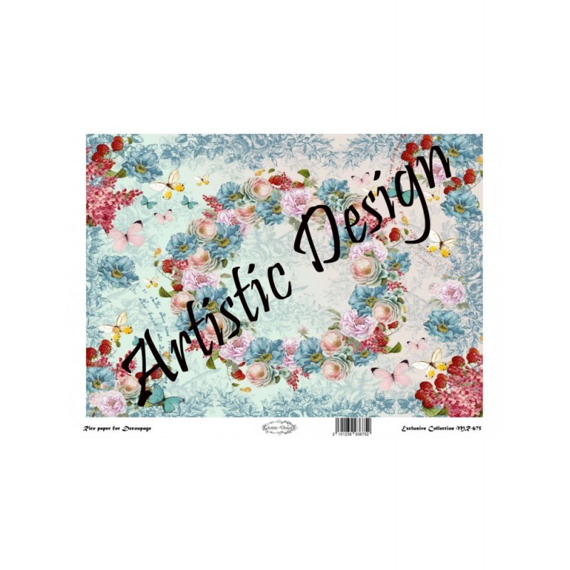 Ριζόχαρτο Decoupage  Artistic Design A3 MR-675