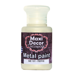 Μεταλλικό ακρυλικό χρώμα MAXI DECOR 60 ml  (ΠΕΡΛΕ) ME-101
