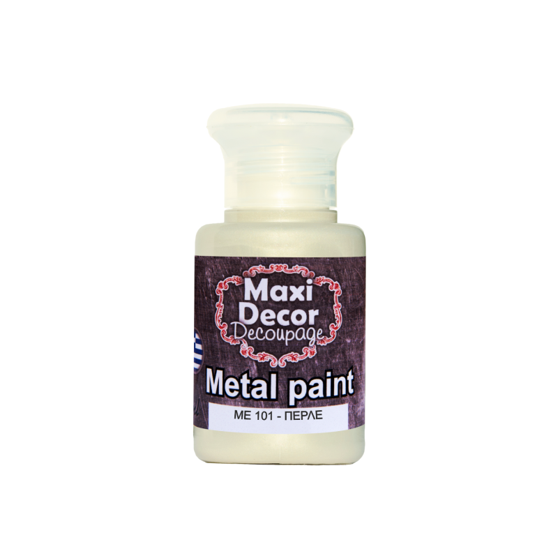 Μεταλλικό ακρυλικό χρώμα MAXI DECOR 60 ml  (ΠΕΡΛΕ) ME-101