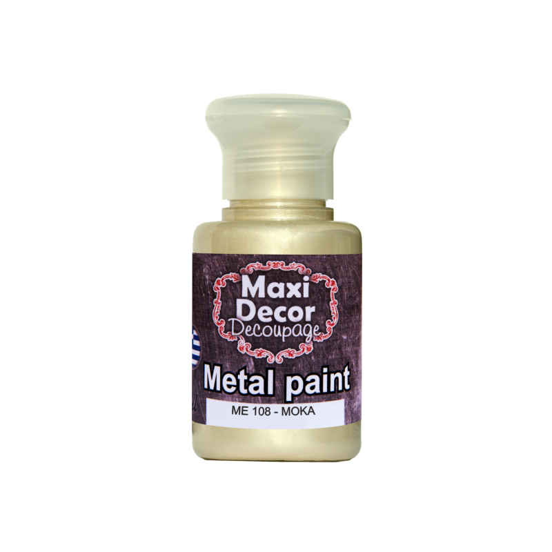 Μεταλλικό ακρυλικό χρώμα MAXI DECOR 60 ml (ΜΟΚΑ) ME-108