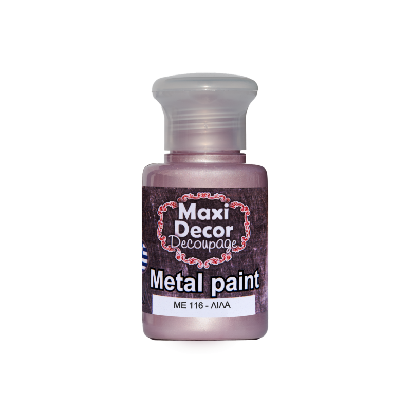 Μεταλλικό ακρυλικό χρώμα MAXI DECOR 60 ml (ΛΙΛΑ) ME-116