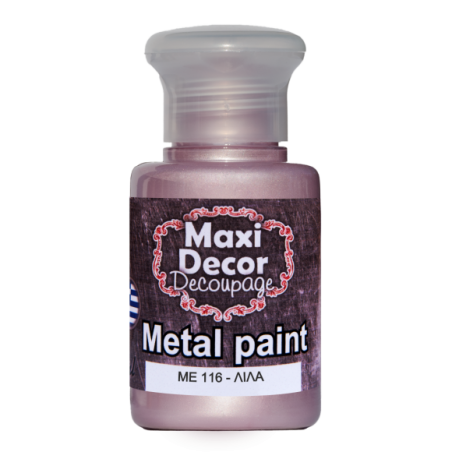 Μεταλλικό ακρυλικό χρώμα MAXI DECOR 60 ml (ΛΙΛΑ) ME-116