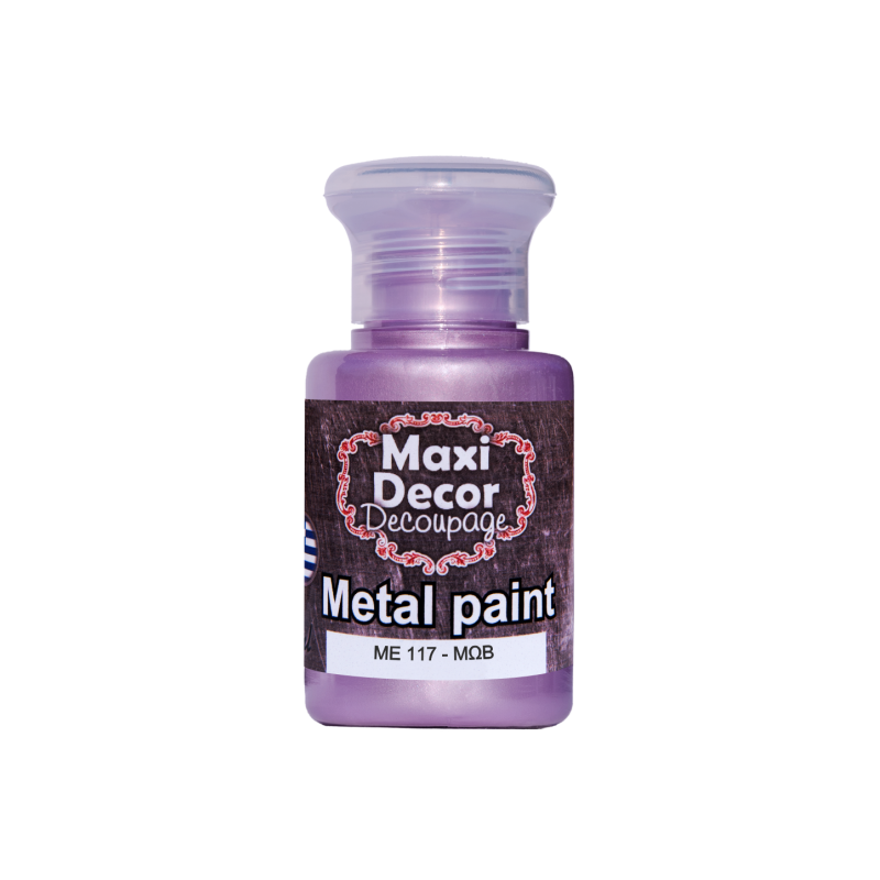 Μεταλλικό ακρυλικό χρώμα MAXI DECOR 60 ml (ΜΩΒ) ME-117