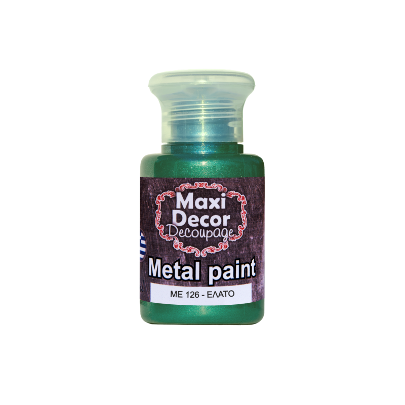 Μεταλλικό ακρυλικό χρώμα MAXI DECOR 60 ml (ΕΛΑΤΟ) ME-126
